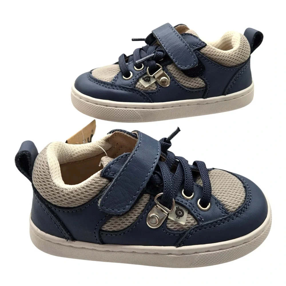 OLD SOLES Toddler‎ Shoes US Size 6 - EU Size 22 Leather & Mesh - NEW